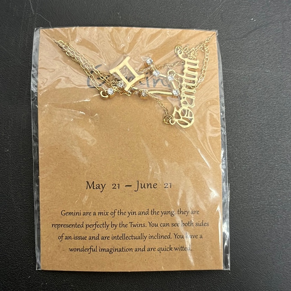 Gemini necklace